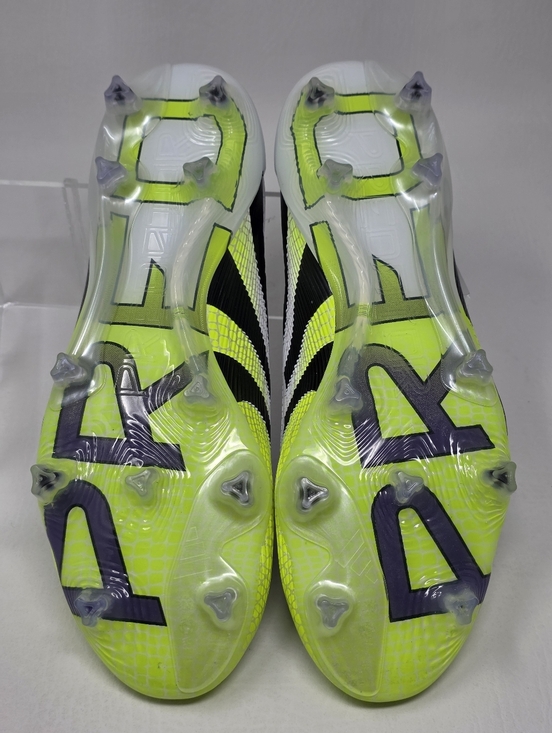 Adidas Predator Elite Laceless FG Mens Size 9 White Green Soccer Cleats JI1075 main image 12